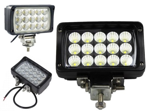 Lampa robocza 15 led halogen panel 45w 12v 24v Lampa robocza 15 led halogen panel 45w 12v 24v