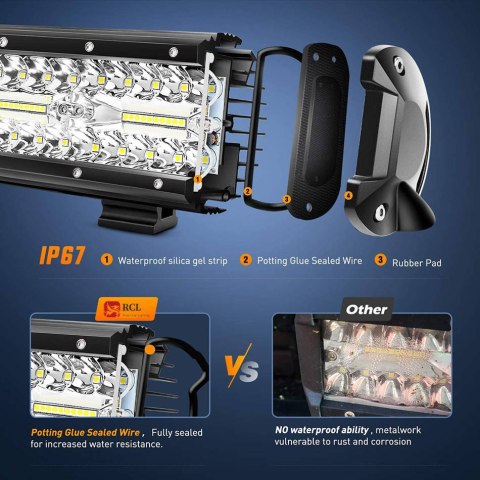 Lampa robocza szperacz led halogen 420w 12v 24v Lampa robocza szperacz led halogen 420w 12v 24v