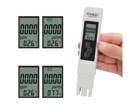 Tester miernik twardości wody tds ec osmoza temp Tester miernik twardości wody tds ec osmoza temp