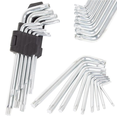Klucze imbusowe imbusy 1,5-10 9 el zestaw torx Klucze imbusowe imbusy 1,5-10 9 el zestaw torx