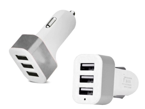 Samochodowa ładowarka do gniazd zapalniczki 3xusb Samochodowa ładowarka do gniazd zapalniczki 3xusb