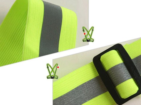 Szelki odblaskowe kamizelka na motor rower biegi Szelki odblaskowe kamizelka na motor rower biegi