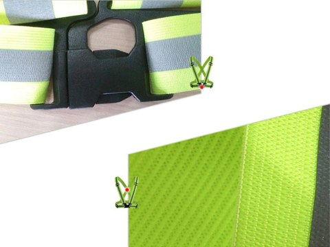 Szelki odblaskowe kamizelka na motor rower biegi Szelki odblaskowe kamizelka na motor rower biegi