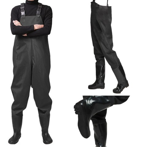 Wodery wędkarskie spodnie spodniobuty 44 szelki Wodery wędkarskie spodnie spodniobuty 44 szelki