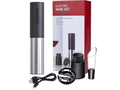 Elektryczny korkociąg otwieracz do wina zestaw aku Elektryczny korkociąg otwieracz do wina zestaw aku