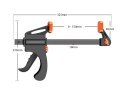 Ścisk zacisk stolarski uchwyt jednoręczny 150mm