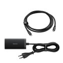 2W1 ŁADOWARKA SIECIOWA GAN5 PRO + HUB KONWERTER HDMI 4K 2X USB-C USB-A CZARNY