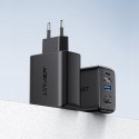 2W1 ŁADOWARKA SIECIOWA Z KABLEM USB-C + PRZEJŚCIÓWKA ADAPTER USB-C - HDMI 4K BIAŁY