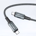 2W1 ŁADOWARKA SIECIOWA Z KABLEM USB-C + PRZEJŚCIÓWKA ADAPTER USB-C - HDMI 4K BIAŁY