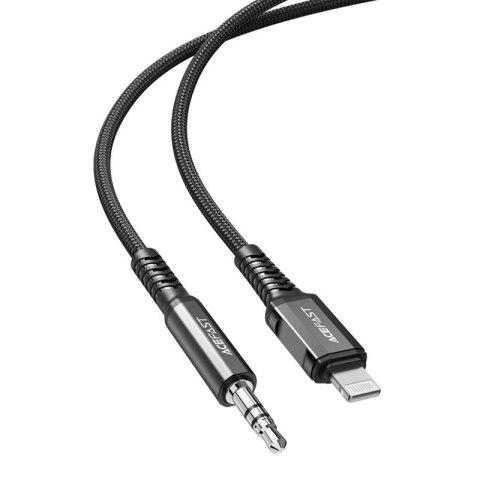 KABEL PRZEWÓD AUDIO AUX DO IPHONE MFI LIGHTNING - 3.5MM MINI JACK 1.2M CZARNY KABEL PRZEWÓD AUDIO AUX DO IPHONE MFI LIGHTNING - 3.5MM MINI JACK 1.2M CZARNY