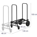 WÓZEK TRANSPORTOWY Z REGULACJĄ DŁUGOŚCI PLATFORMY 90-140CM DO 350KG