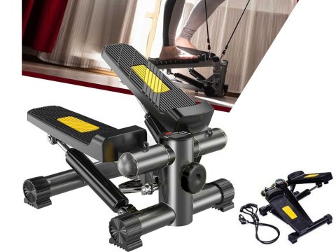 Stepper z linkami skrętny licznik lcd regulacja Stepper z linkami skrętny licznik lcd regulacja