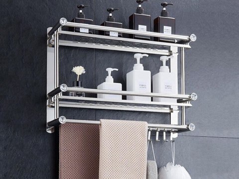 Półka łazienkowa wisząca organizer pod prysznic 2 Półka łazienkowa wisząca organizer pod prysznic 2