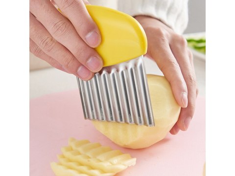 Nóż karbowany falowany do frytek krajacz warzyw Nóż karbowany falowany do frytek krajacz warzyw