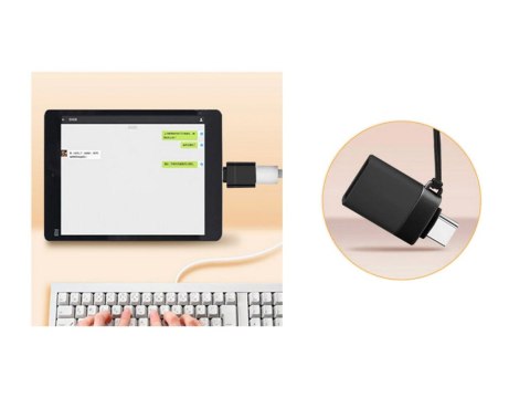 Adapter przejściówka usb-c do usb 3.0 otg solidny Adapter przejściówka usb-c do usb 3.0 otg solidny