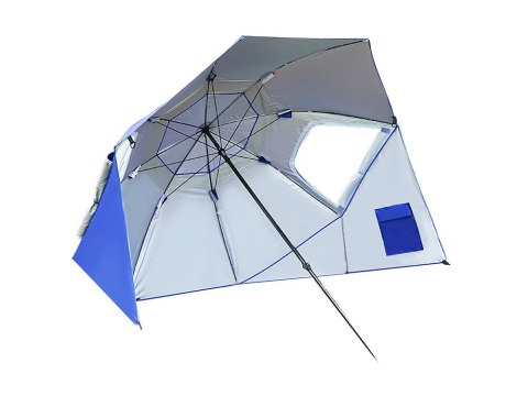 Parasol plażowy parawan namiot ogrodowy składany 2w1 xxl duży z filtrem uv Parasol plażowy parawan namiot ogrodowy składany 2w1 xxl duży z filtrem uv