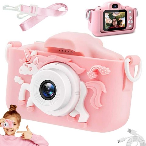 Aparat fotograficzny kamera dla dzieci jednorożec Aparat fotograficzny kamera dla dzieci jednorożec
