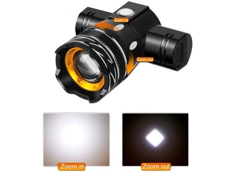 Lampka na rower rowerowa led t6 zestaw przód tył Lampka na rower rowerowa led t6 zestaw przód tył