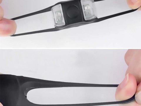 Oświetlenie rowerowe lampki led przód tył 2 szt Oświetlenie rowerowe lampki led przód tył 2 szt