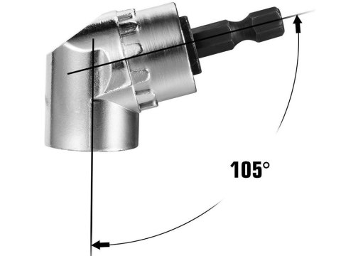 Adapter kątowy nasadka do wkrętarki uchwyt hex Adapter kątowy nasadka do wkrętarki uchwyt hex