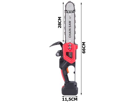 Piła pilarka łańcuchowa akumulatorowa 1200w 30cm Piła pilarka łańcuchowa akumulatorowa 1200w 30cm