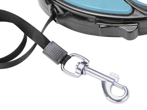 Smycz automatyczna dla psa taśma z blokadą 5m 15kg Smycz automatyczna dla psa taśma z blokadą 5m 15kg