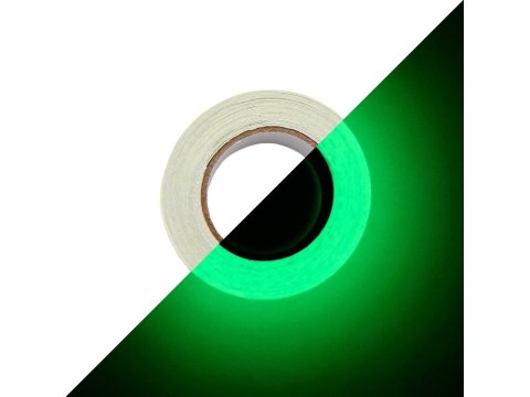Taśma fluorescencyjna świecąca w ciemności 3m Taśma fluorescencyjna świecąca w ciemności 3m