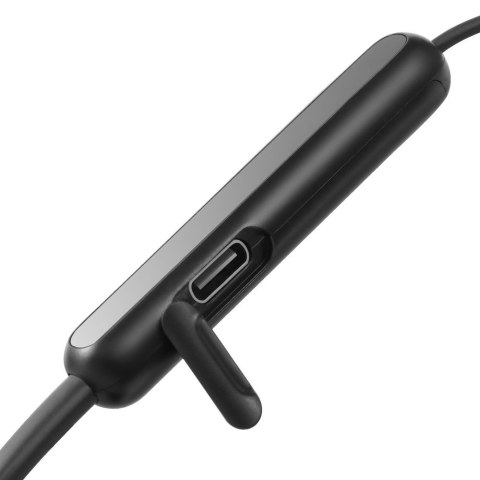 SPORTOWE SŁUCHAWKI BEZPRZEWODOWE TYPU NECKBAND DS1 CZARNE SPORTOWE SŁUCHAWKI BEZPRZEWODOWE TYPU NECKBAND DS1 CZARNE