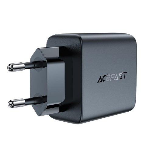 SZYBKA ŁADOWARKA SIECIOWA GAN 35W PD 2X USB-C CZARNA SZYBKA ŁADOWARKA SIECIOWA GAN 35W PD 2X USB-C CZARNA
