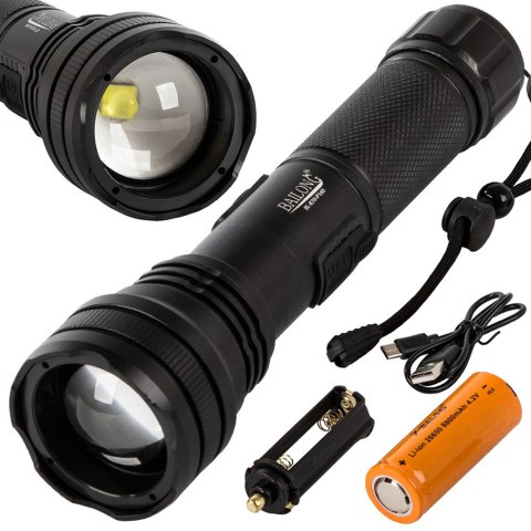 Latarka taktyczna wojskowa bailong zoom led xhp160 Latarka taktyczna wojskowa bailong zoom led xhp160