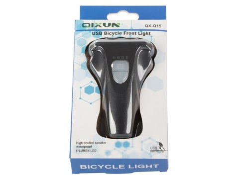 Lampka rowerowa przednia dioda 5 led usb na rower Lampka rowerowa przednia dioda 5 led usb na rower