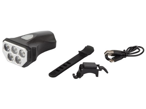 Lampka rowerowa przednia dioda 5 led usb na rower Lampka rowerowa przednia dioda 5 led usb na rower