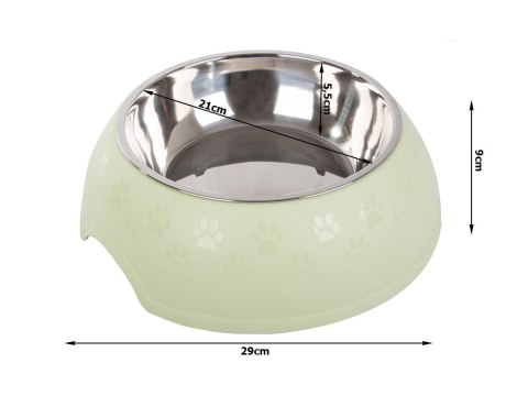 Miska dla psa kota na karmę metalowa duża 1200ml Miska dla psa kota na karmę metalowa duża 1200ml
