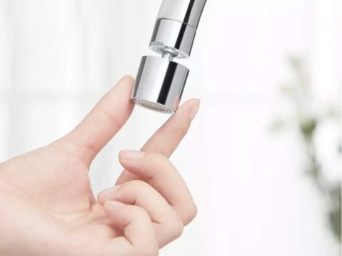 Perlator przedłużka do kranu baterii ruchoma 360 zmienny strumień Perlator przedłużka do kranu baterii ruchoma 360 zmienny strumień