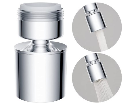 Perlator przedłużka do kranu baterii ruchoma 360 zmienny strumień Perlator przedłużka do kranu baterii ruchoma 360 zmienny strumień