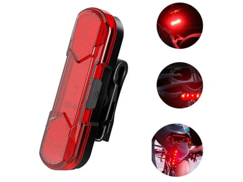 Lampka rowerowa przód tył zestaw do roweru led usb Lampka rowerowa przód tył zestaw do roweru led usb