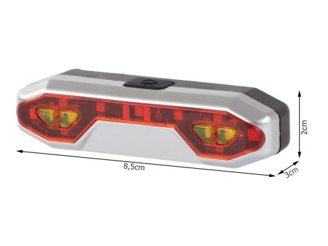Lampka rowerowa tylna led usb mocna tył do roweru Lampka rowerowa tylna led usb mocna tył do roweru