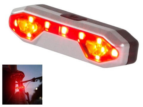 Lampka rowerowa tylna led usb mocna tył do roweru Lampka rowerowa tylna led usb mocna tył do roweru