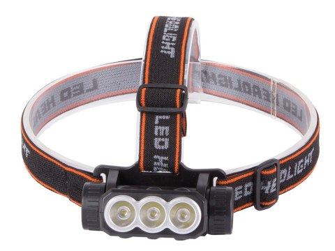 Latarka czołowa czołówka akumulatorowa 3x led Latarka czołowa czołówka akumulatorowa 3x led