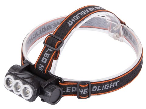 Latarka czołowa czołówka akumulatorowa 3x led Latarka czołowa czołówka akumulatorowa 3x led