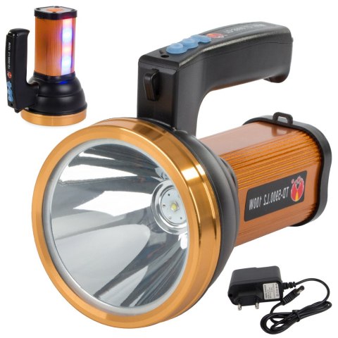 Mocna latarka akumulatorowa szperacz biwakowa led Mocna latarka akumulatorowa szperacz biwakowa led