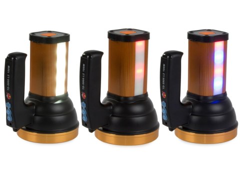 Mocna latarka akumulatorowa szperacz biwakowa led Mocna latarka akumulatorowa szperacz biwakowa led