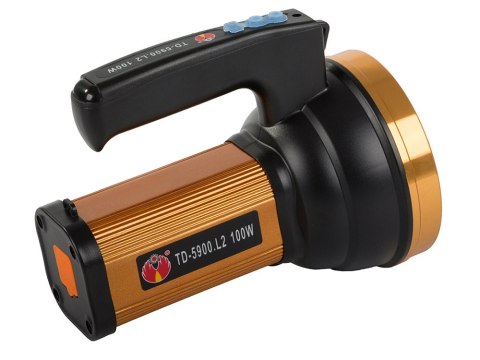 Mocna latarka akumulatorowa szperacz biwakowa led Mocna latarka akumulatorowa szperacz biwakowa led