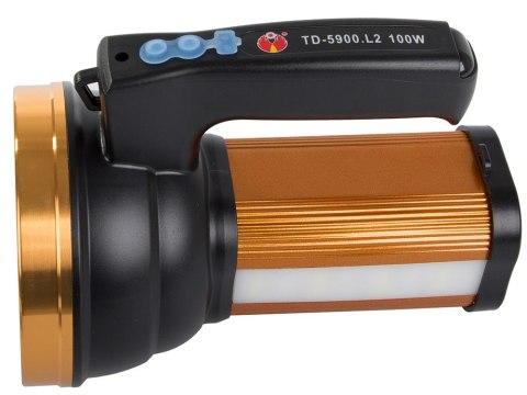 Mocna latarka akumulatorowa szperacz biwakowa led Mocna latarka akumulatorowa szperacz biwakowa led