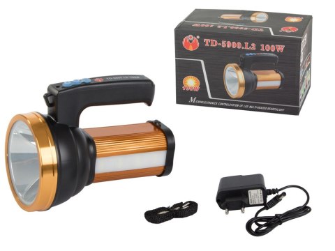 Mocna latarka akumulatorowa szperacz biwakowa led Mocna latarka akumulatorowa szperacz biwakowa led