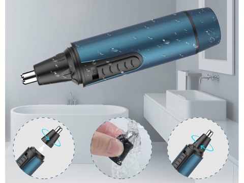 Trymer do nosa ucha uszu depilator włosów golarka brwi 3w1 Trymer do nosa ucha uszu depilator włosów golarka brwi 3w1