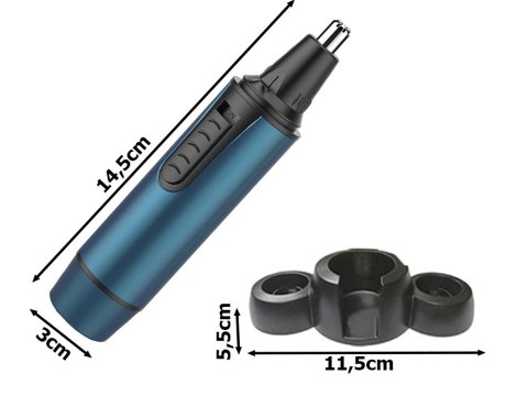 Trymer do nosa ucha uszu depilator włosów golarka brwi 3w1 Trymer do nosa ucha uszu depilator włosów golarka brwi 3w1