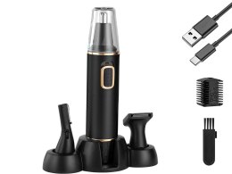Trymer do nosa uszu depilator włosów golarka brwi 3w1 led