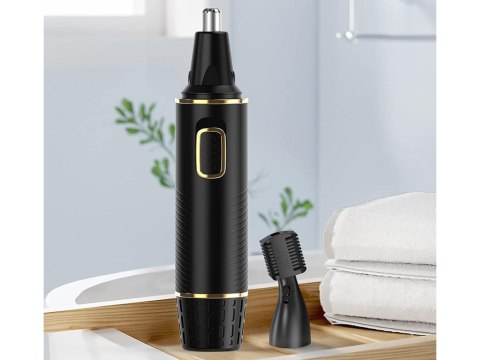 Trymer do nosa uszu depilator włosów golarka brwi 3w1 led Trymer do nosa uszu depilator włosów golarka brwi 3w1 led