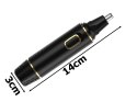 Trymer do nosa uszu depilator włosów golarka brwi 3w1 led